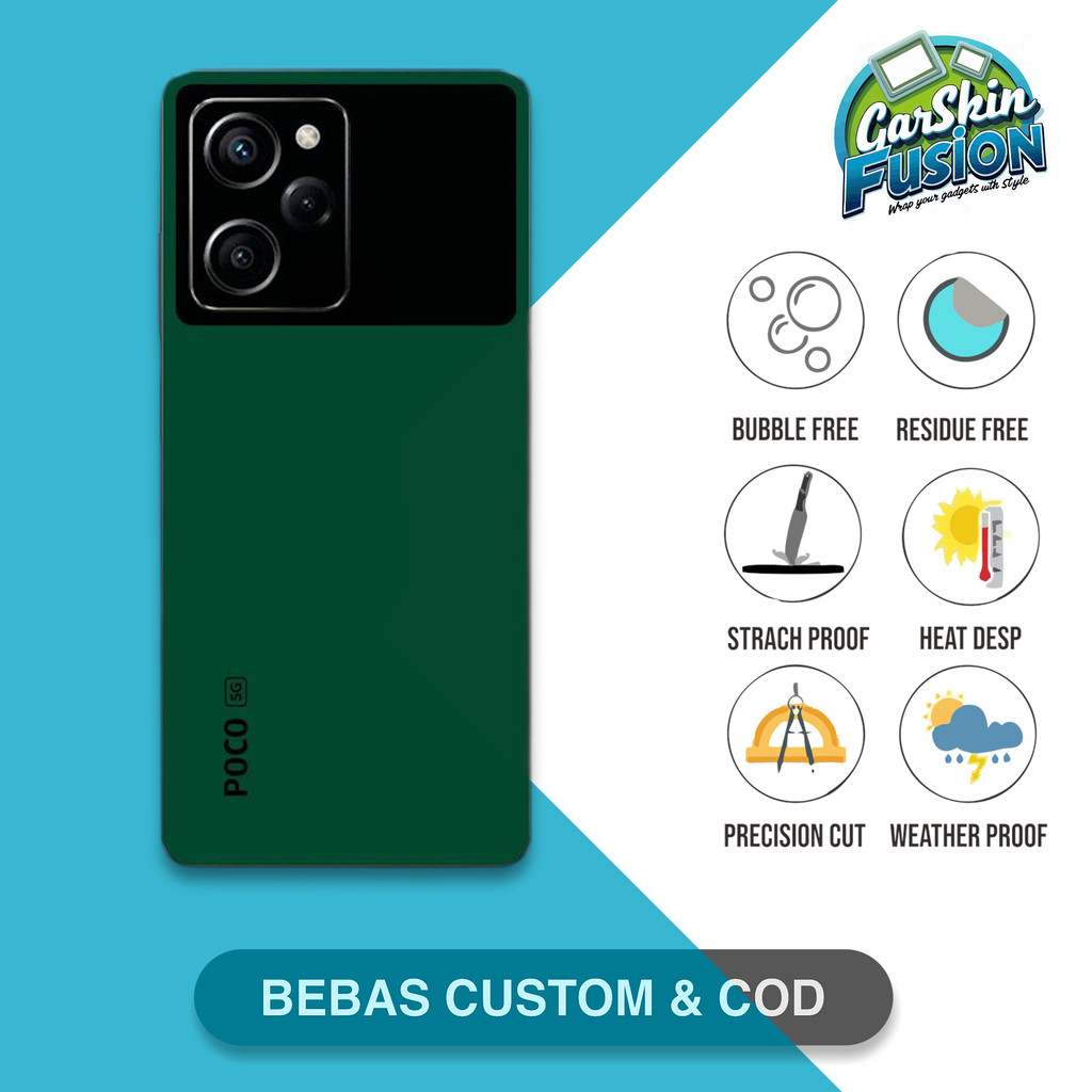 Garskin Skin Poco X5 Pro dual tone เคสกันรอย | By Fusion Code - 1HZ