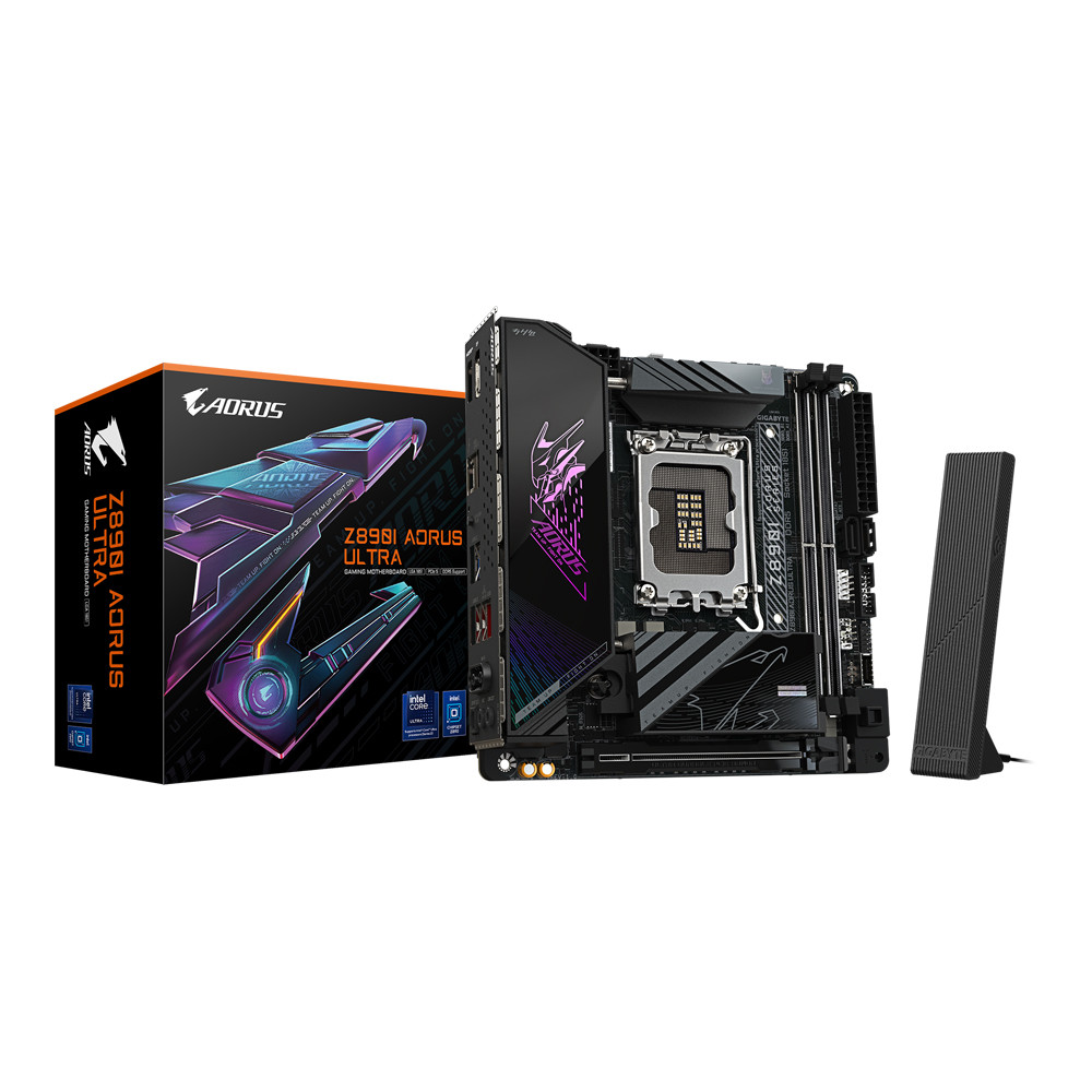 MAINBOARD (เมนบอร์ด) GIGABYTE Z890I AORUS ULTRA (REV. 1.0) (INTEL SOCKET 1851 DDR5 MINI-ITX) /