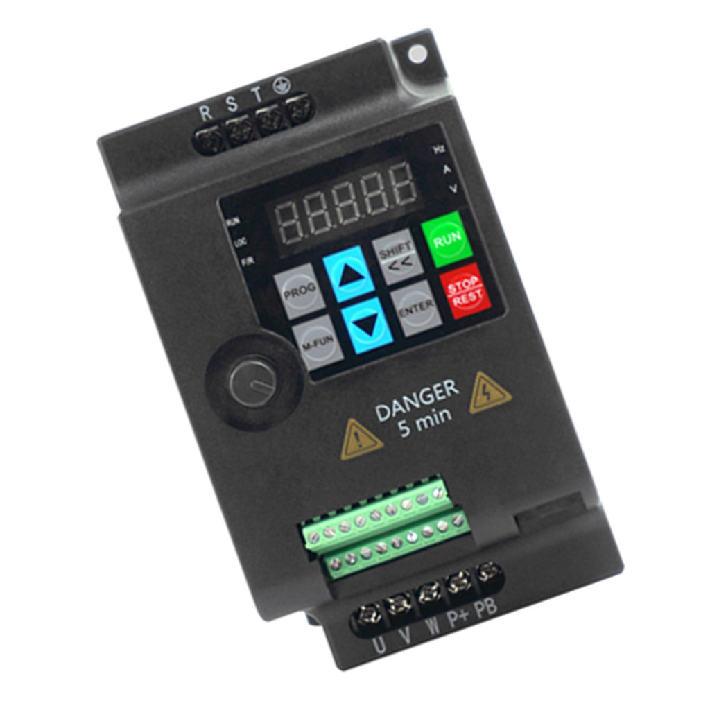 3 เฟส 380V Vector Inverter VFD Variable Frequency Converter สําหรับ Stepless Motor Speed Control Inv