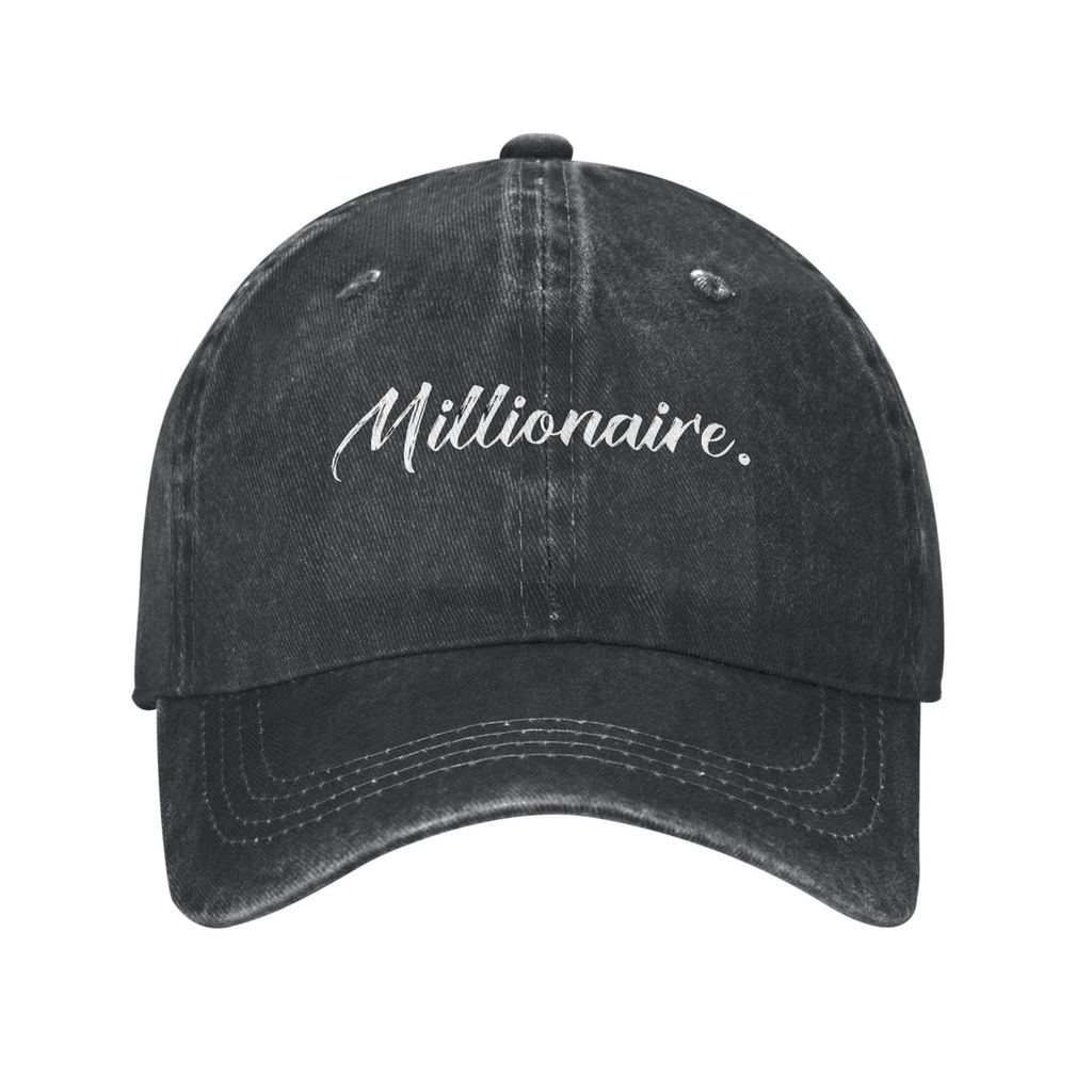 หมวกแฟชั่น On My Way To 1St Million Dollars Wealthy Baseball Cap หมวก Unisex One Size