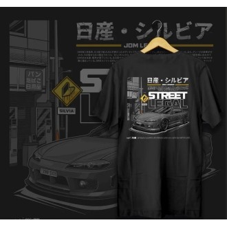 เสื้อยืด Nissan Silvia S15 เสื้อไมโครไฟเบอร์