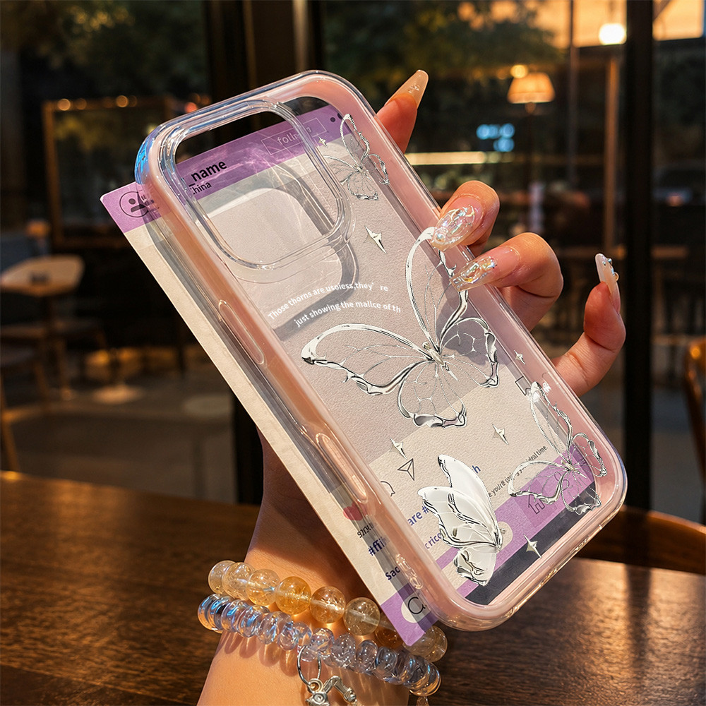 ผีเสื้อ [Jbscasing95] เคส Oppo 16F Reno 16 Pro 5G A6C 4G A6 A6X Reno 15 5G 15F 15 Pro Max A5I A3X A6