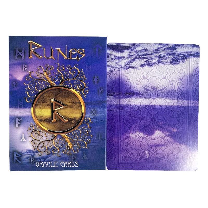 การ์ด Oracle ภาษาอังกฤษ Veriosn Runes 24 แผ่น