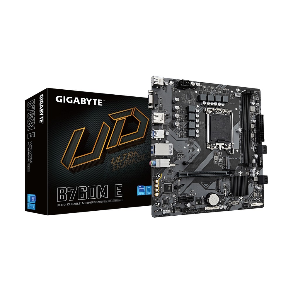 Gigabyte B760M E DDR5 LGA1700 Micro ATX Motherboard