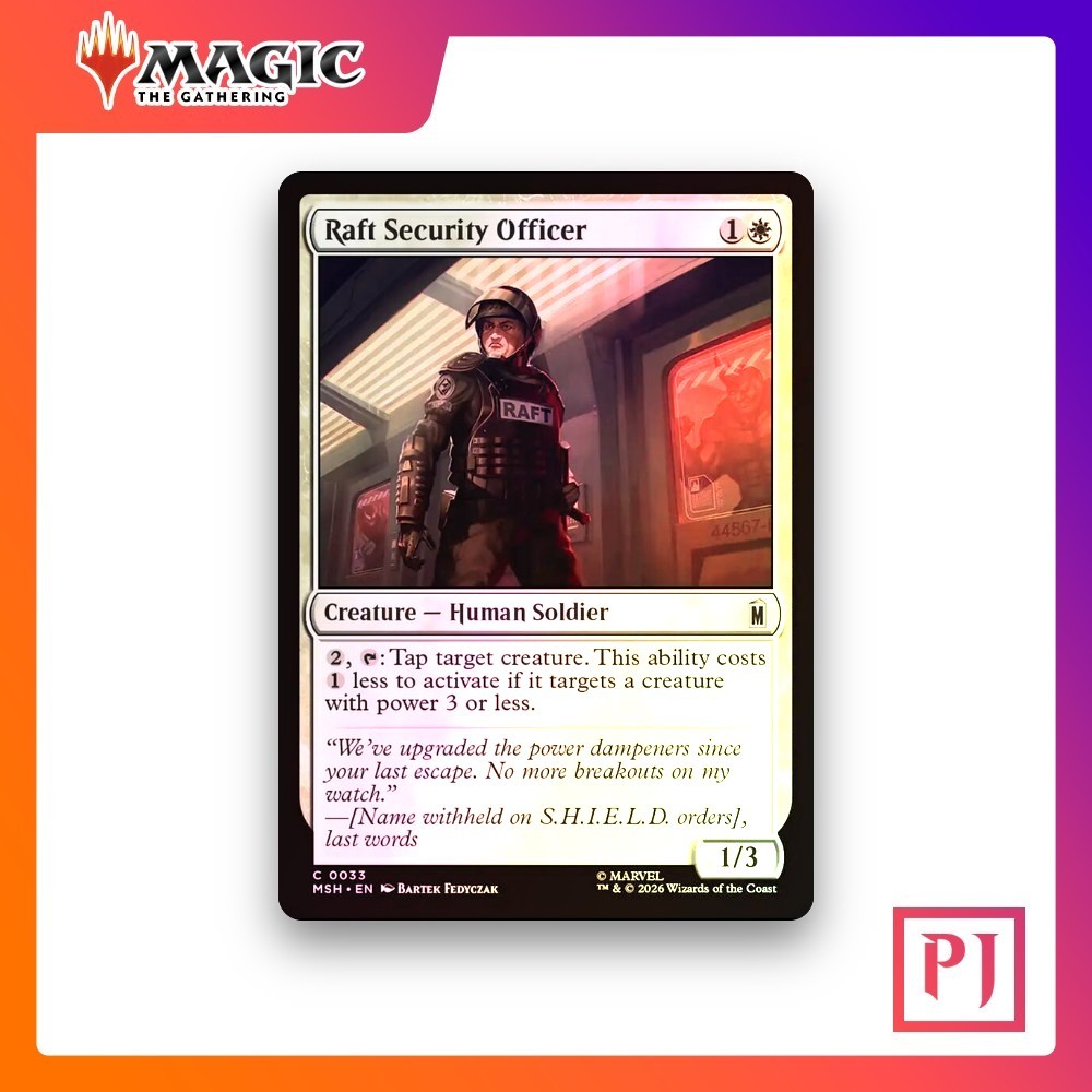 [MTG] Raft Security Officer (#33) [MSH] [WHITE] [COMMON] | Magic the Gathering