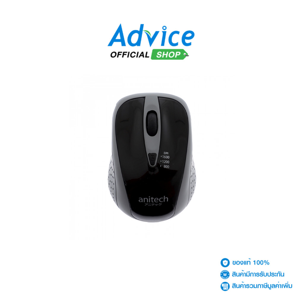 ANITECH เมาส์ Mouse Wireless W214 GREY - A0150845