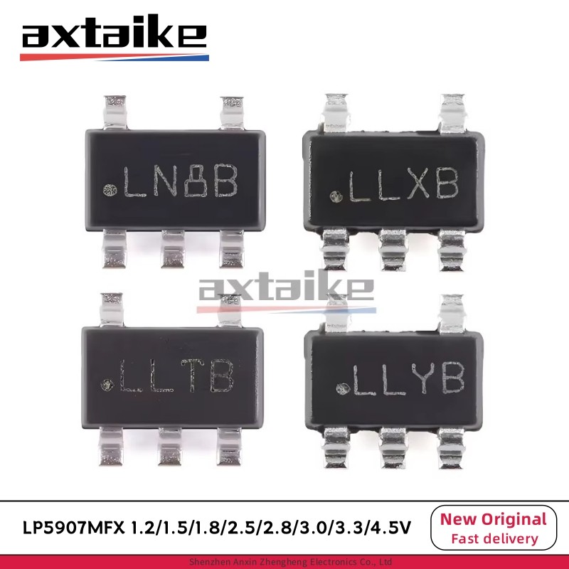 10PCS LP5907MFX - 1.2 1.5 1.8 2.5 2.8 3.0 3.3 4.5V LP5907MFX-3.0/NOPB LLZB SOT23-5 LP5907 250mA Ultr