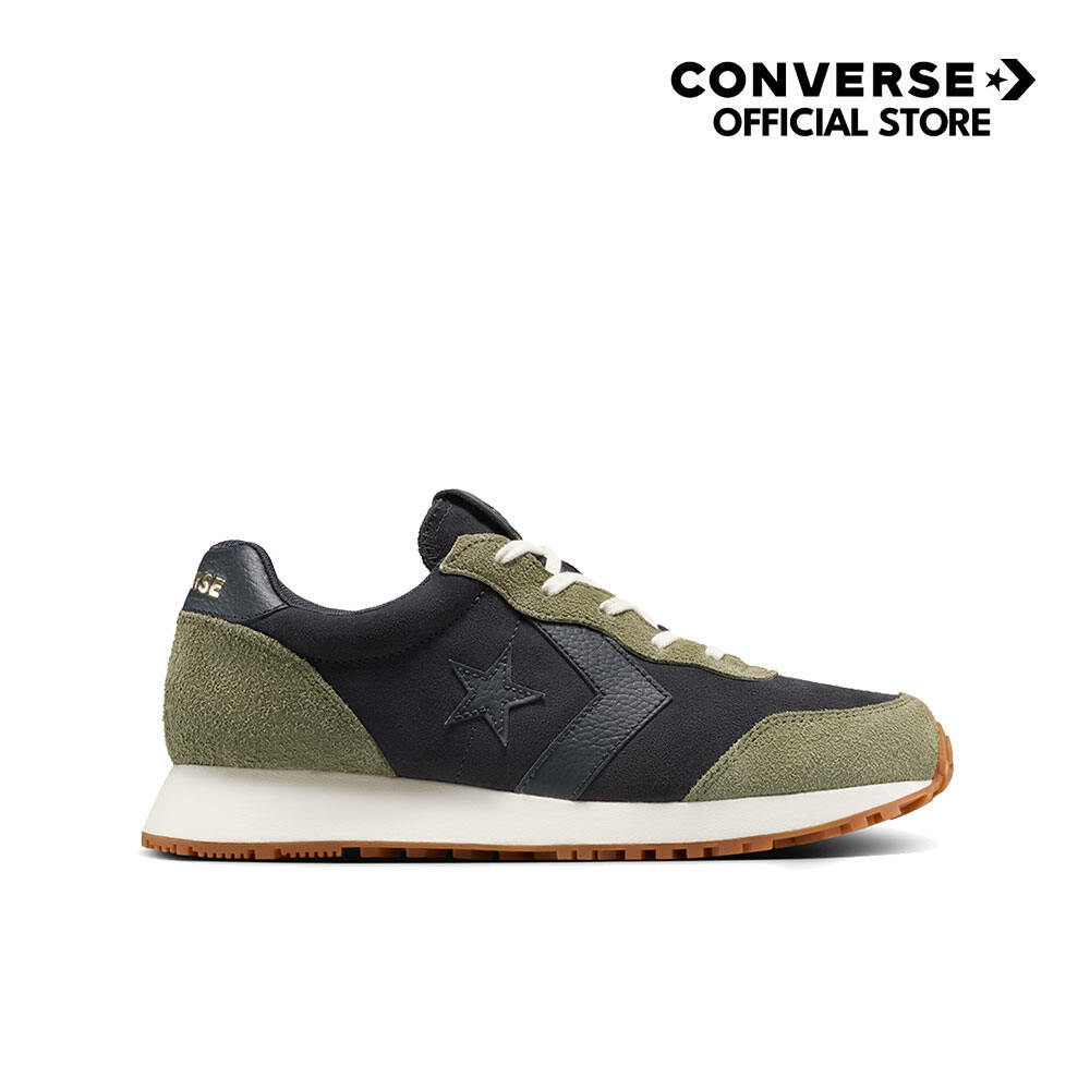 CONVERSE รองเท้าลำลอง พื้นนุ่ม CONVERSE OMEGA TRAINER PREMIUM COLOR OX BLACK/GREEN UNISEX A16367CU_H5BKGN