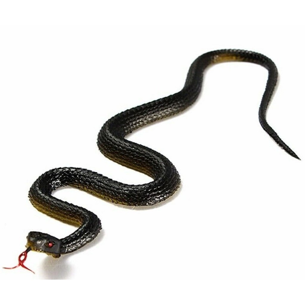 ⭐พร้อมส่ง⭐45cm Realistic Fake Rubber Snake Prank  for Trick Toy