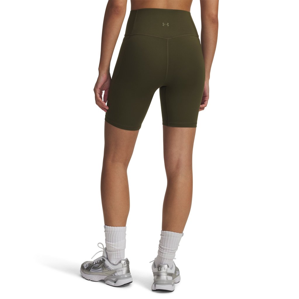 Under Armour กางเกงปั่นจักรยานขาสั้น 7 นิ้วสำหรับผู้หญิง UA Meridian — صورة 3