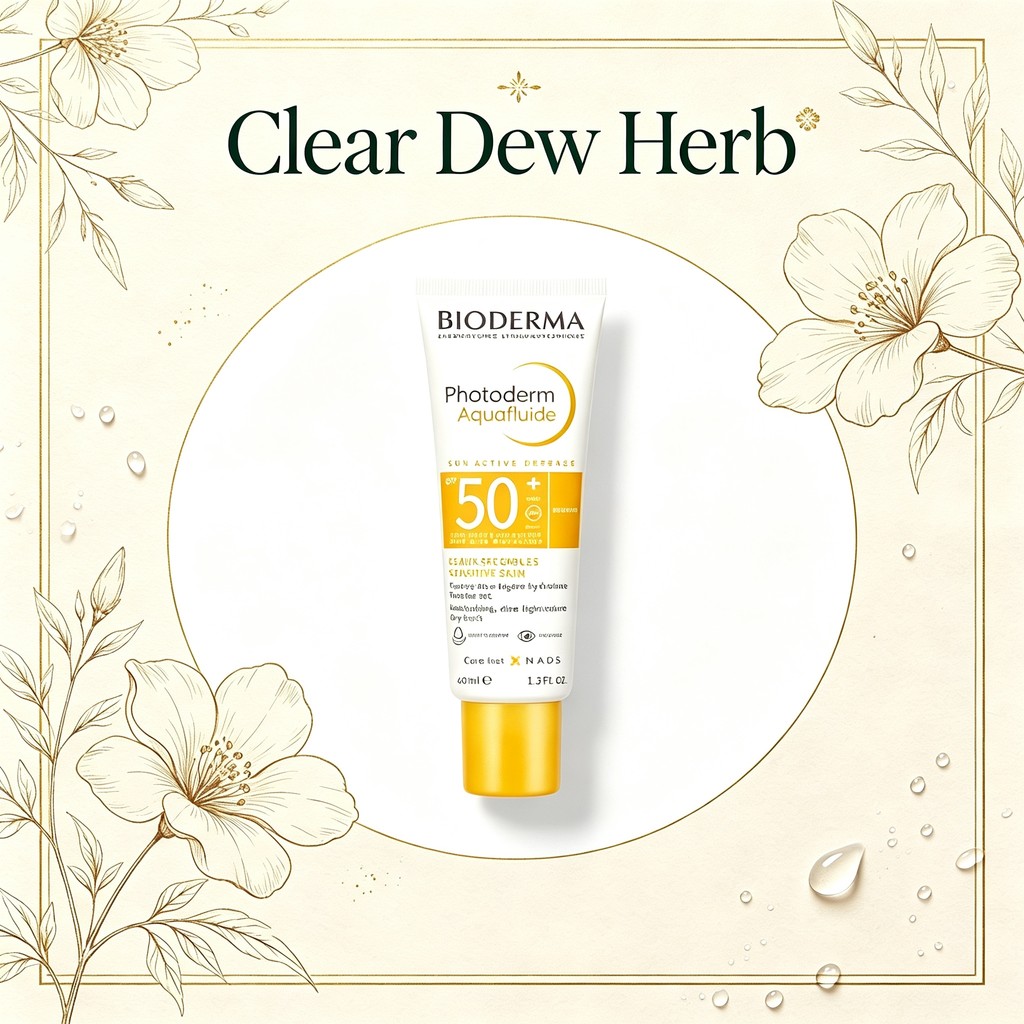 Bioderma Photoderm Aquafluide SPF50+ ครีมกันแดด Ultra Light Dry Touch สําหรับผิวหน้าบอบบาง 40ml