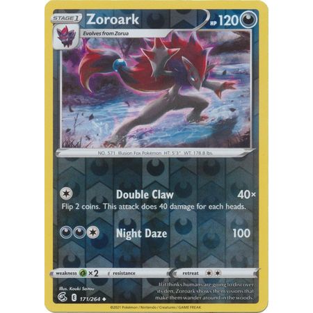 การ์ด Pokemon Zoroark - 171/264 - Uncommon Reverse Holo