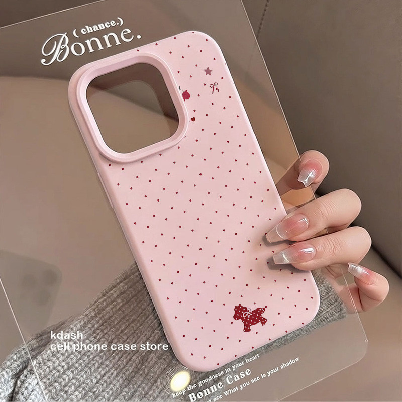 Dot [Heartcasing] ซิลิโคนปลอกม้า Hp Samsung A27 A57 A37 A17 5G Galaxy A07 A16 A05S A36 A15 A35 A55 A