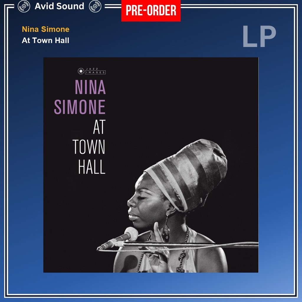 Pre-Order แผ่นเสียง Nina Simone At Town Hall ใหม่ ซีล Nina Simone Vinyl LP