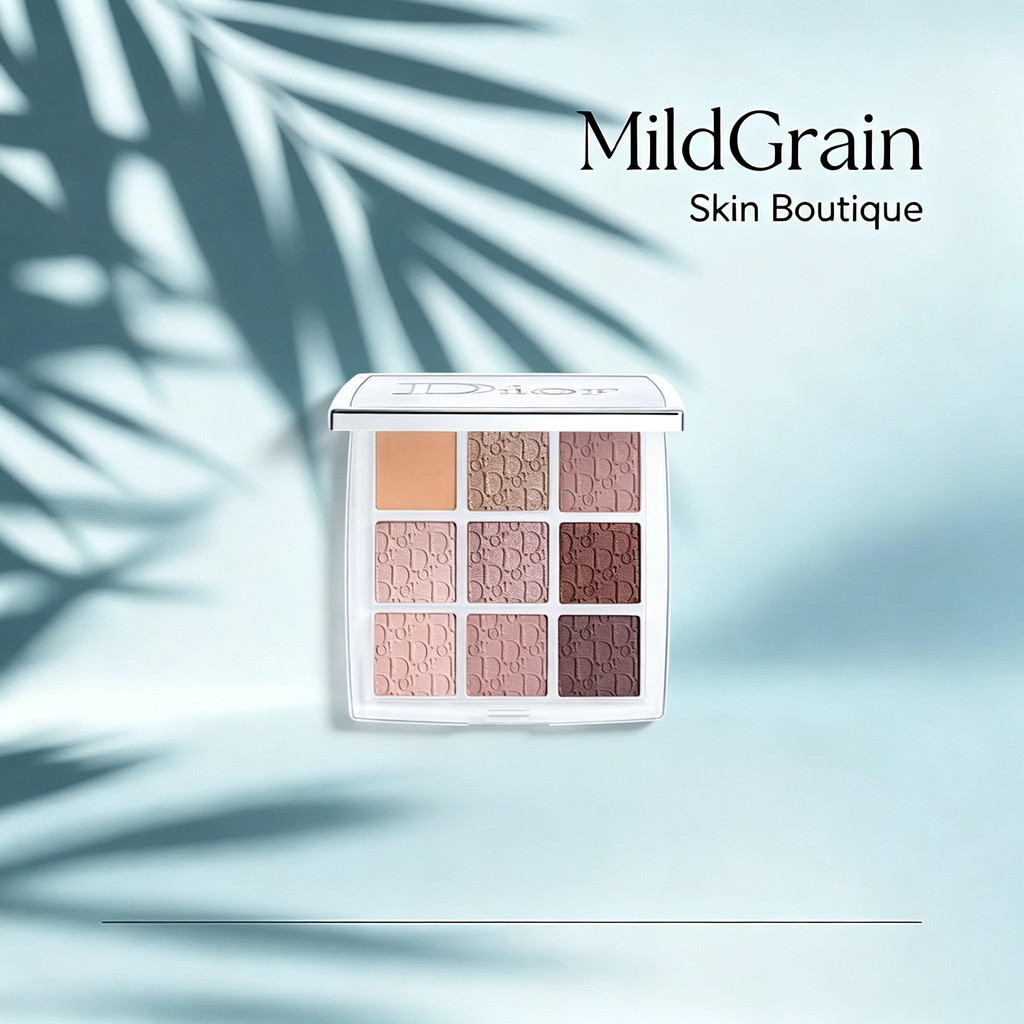 9-Shades Multi-Finish Eyeshadow Palette Matte Shimmer Blendable Neutral Tones Eye Makeup