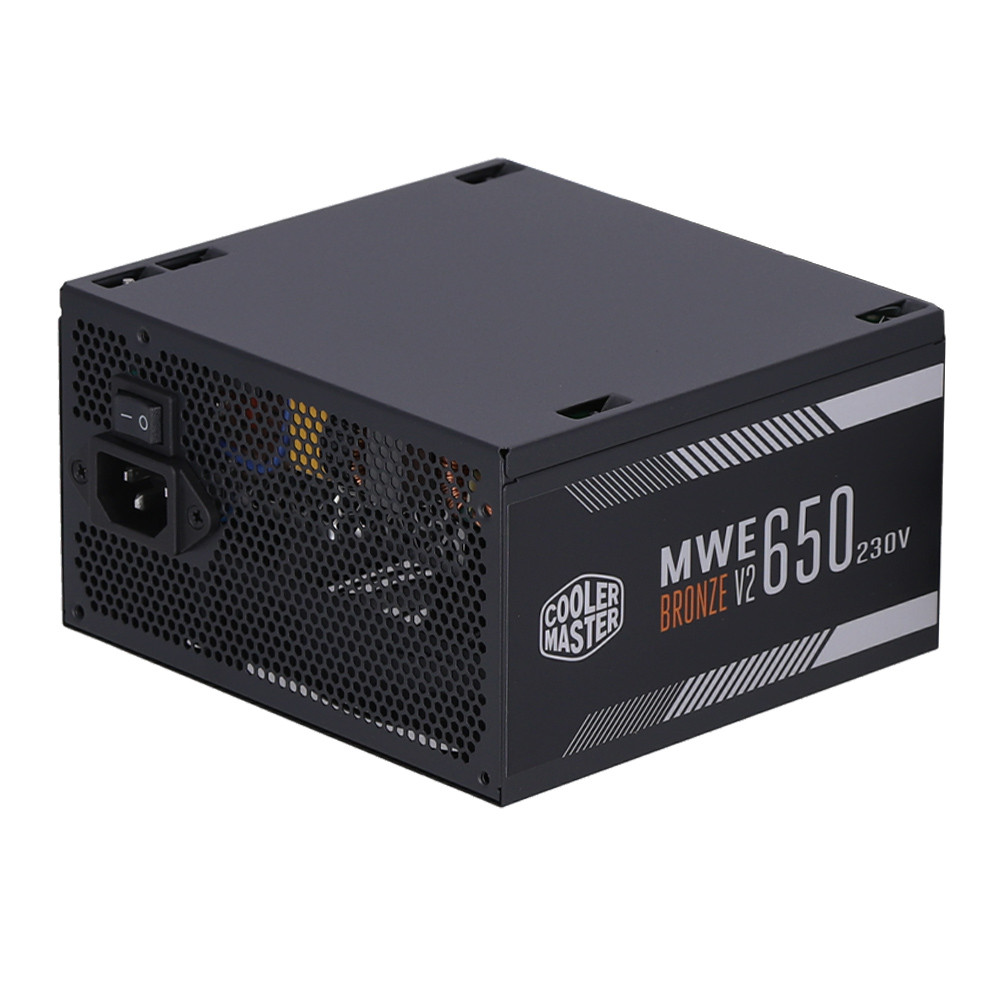 POWER SUPPLY COOLER MASTER MWE 650 BRONZE - V2 230V - 650W 80 PLUS BRONZE BLACK ATX (MPE-6501-ACABW-