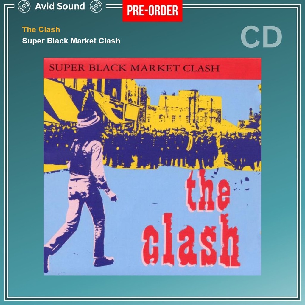 Pre-Order CD แผ่นซีดี The Clash Super Black Market Clash ใหม่ ซีล The Clash CD