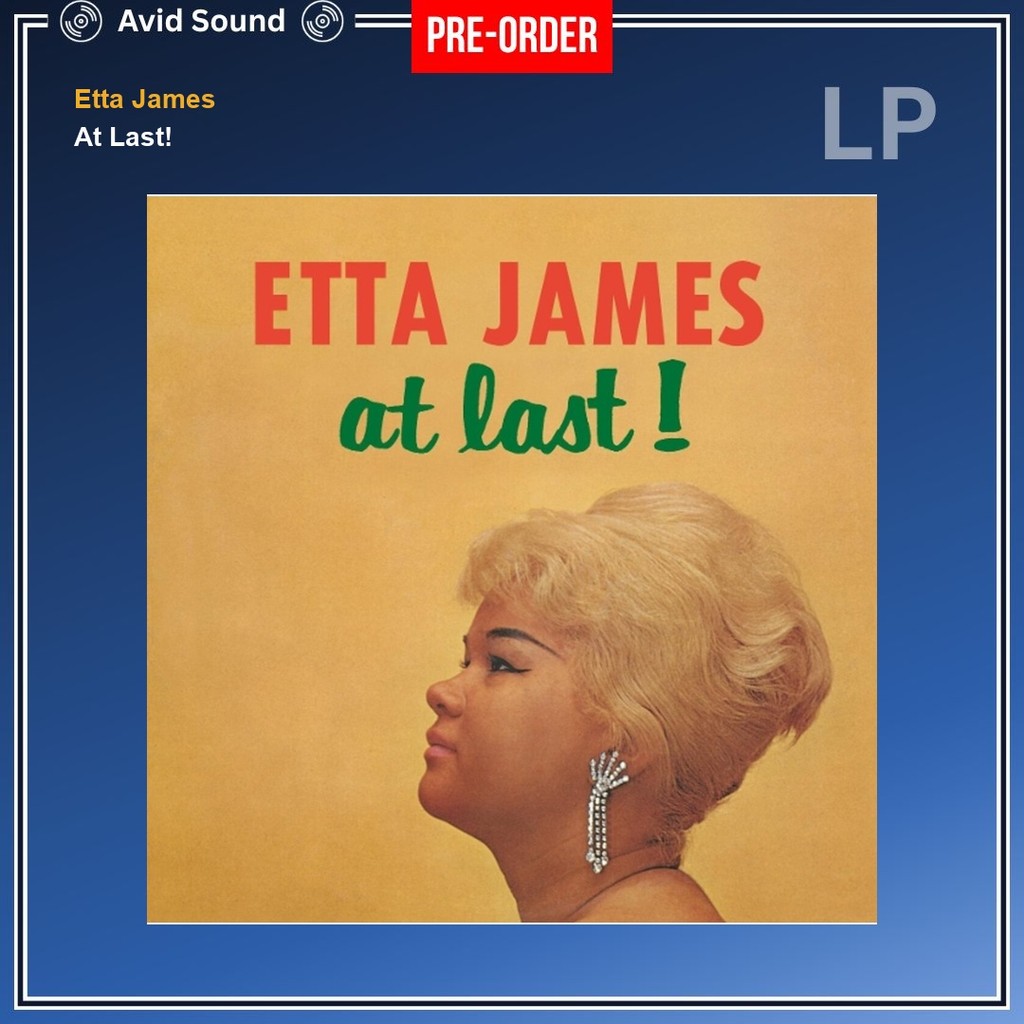 Pre-Order แผ่นเสียง Etta James At Last! ใหม่ ซีล Etta James Vinyl LP