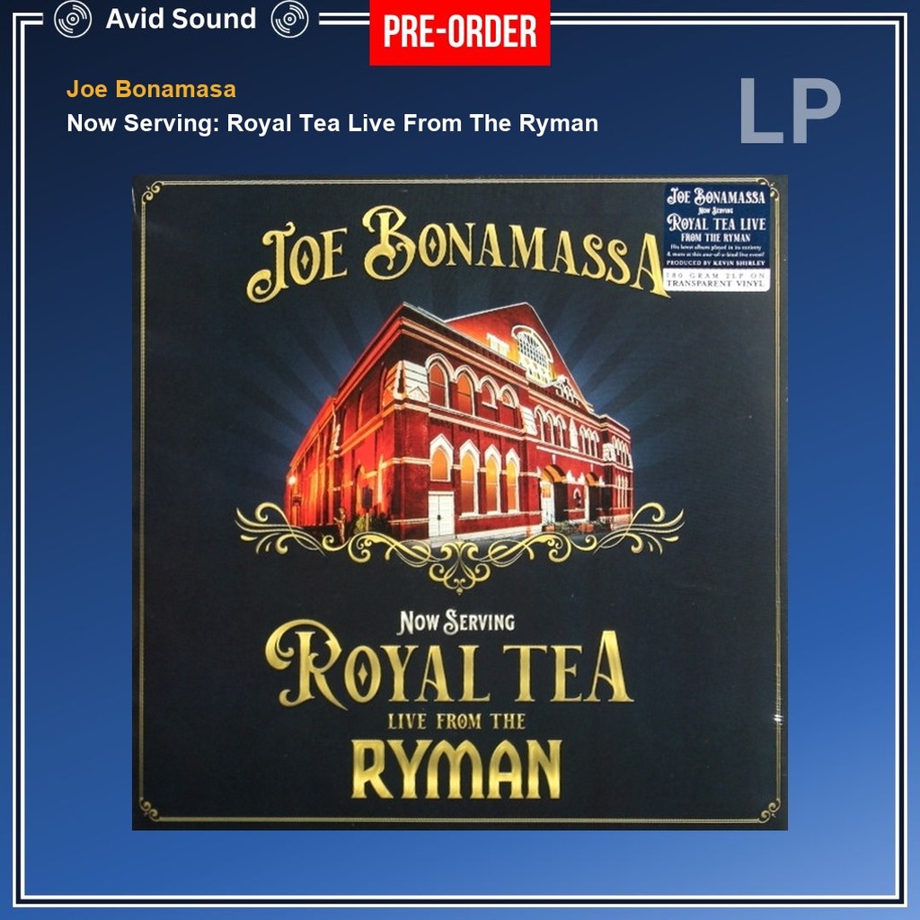 Pre-Order แผ่นเสียง Joe Bonamasa Now Serving: Royal Tea Live From The Ryman ใหม่ ซีล Joe Bonamasa Vi