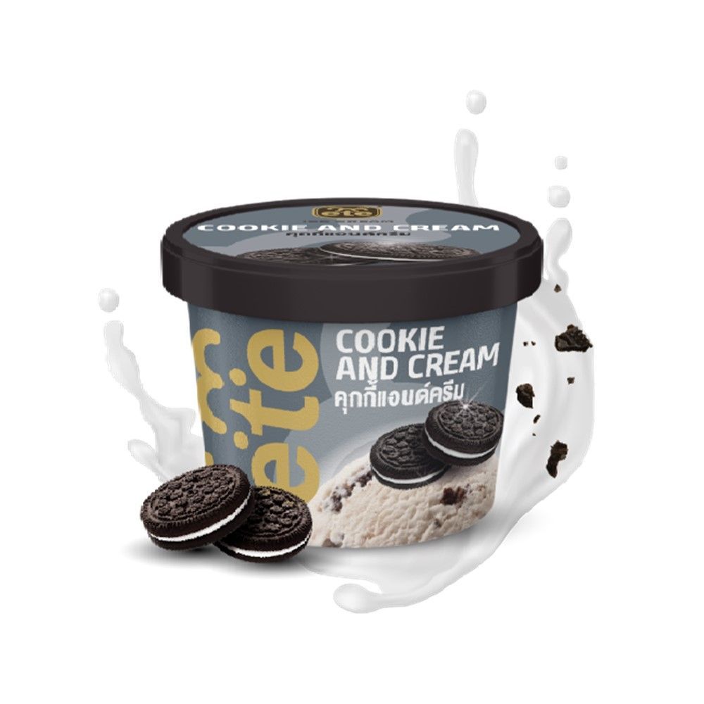 [สินค้าส่งด่วน]เอเต้ ไอศกรีม คุกกี้ แอนด์ ครีม 85 กรัม