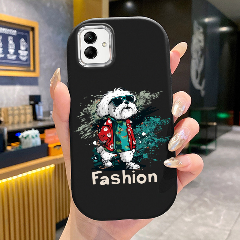 เคสสำหรับ Samsung Galaxy A04 M04 F04 A04E M13 5G เคสโทรศัพท์สุนัขซิลิโคนเสื้อแจ็กเก็ตผ้านุ่ม