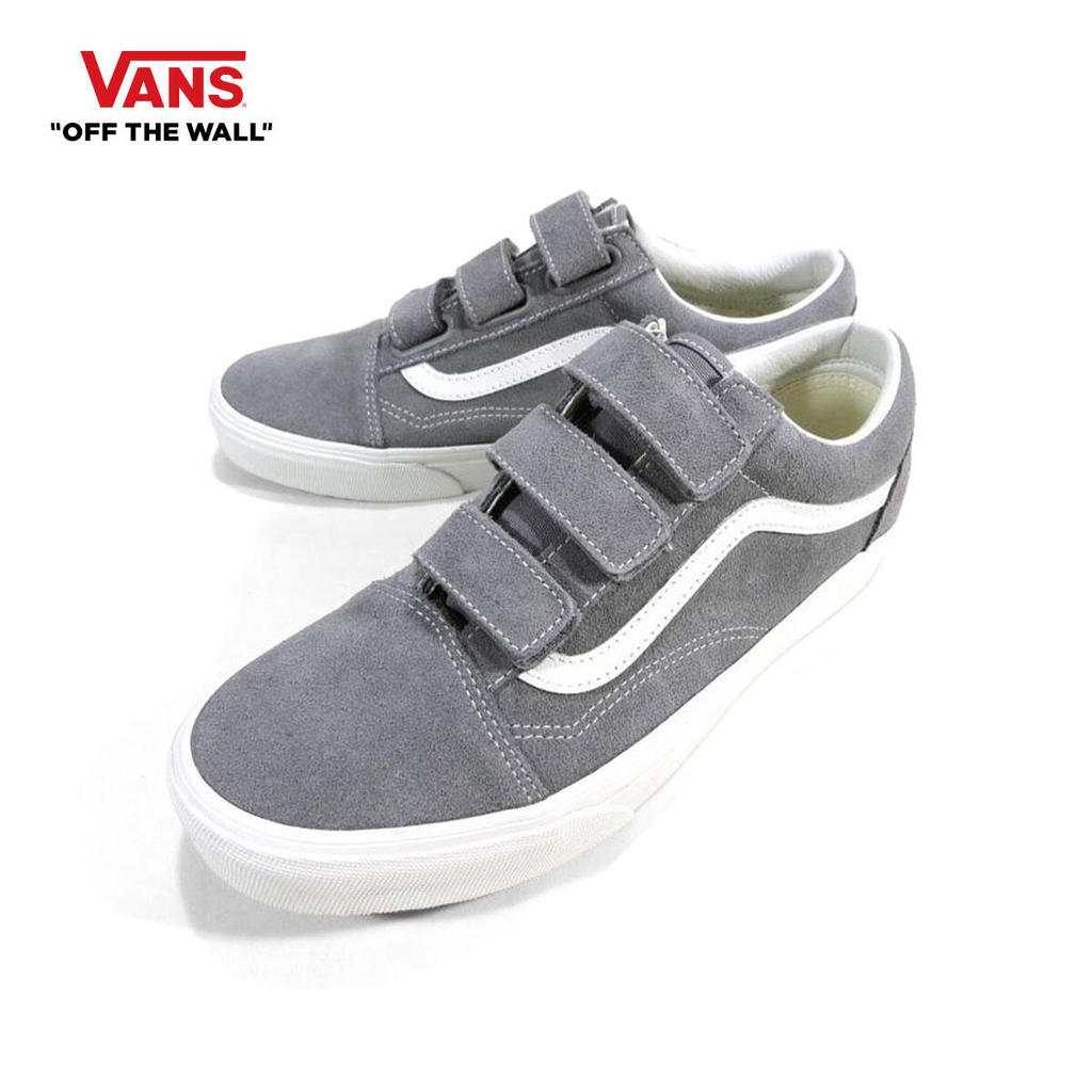 VANS حذاء Old Skool شامواه — رمادي — صورة 2