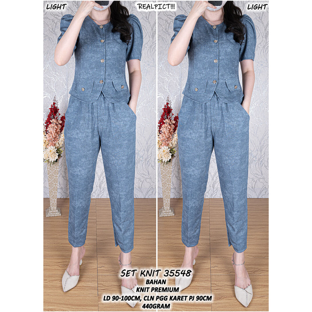 KNIT SET 3548 (ALWAYS STOCK READY)