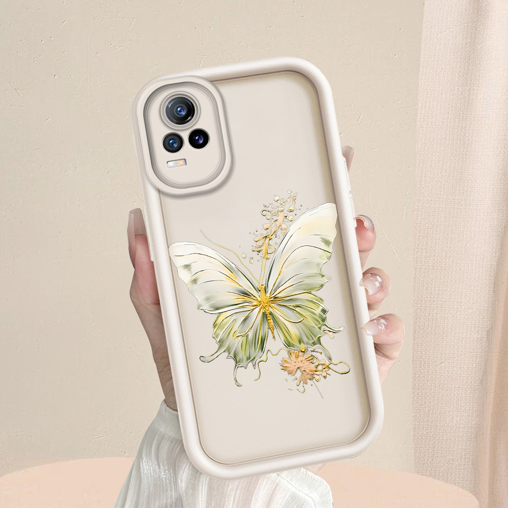 VIVO V21E V21 Y73 2021 4Gกรณีการ์ตูนปลอกHp Kesingป้องกันเลนส์TY S2-1442