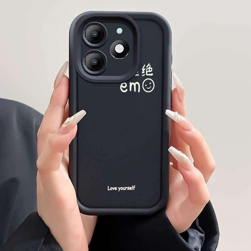 ปลอก Hp สําหรับ ITEL A90 กรณีปลอก Ksing Reject emo Kesing HP Ccessing ซิลิโคน Softcase