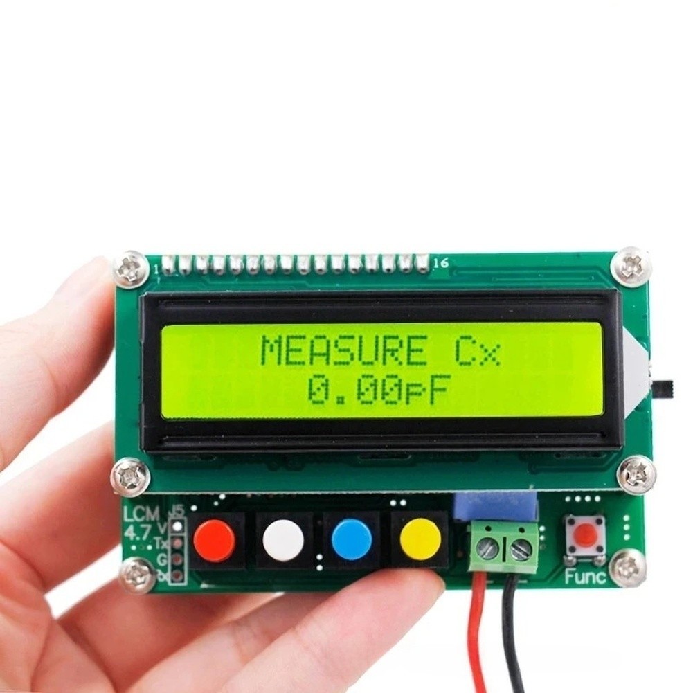 [ET6] สําหรับ LC100A มัลติมิเตอร์แบบดิจิตอล Capacitance Induction Meter พร้อมจอแสดงผล LCD
