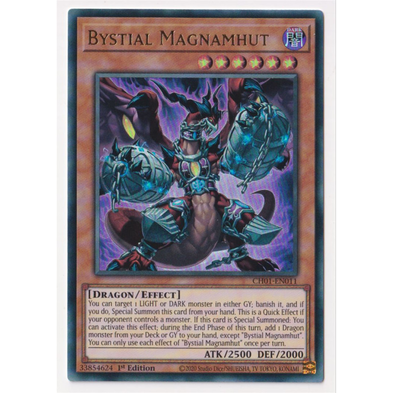 [Yugioh Funny Shop] การ์ด 1 ใบ Bysential Magnamut (หายากมาก) : CH01-EN011