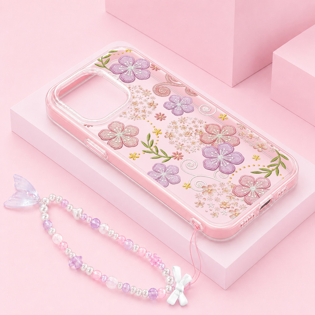 ดอกไม้ [เคส Su Lu] เคส Realme C85 Pro Note 80 70 C75X C85 5G Note 60 60X C75 Ck0624 Clear กันกระแทกส