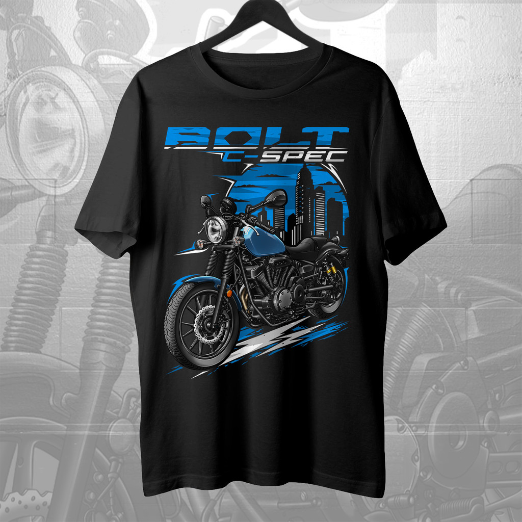 เสื้อแข่งเสื้อยืด Yamaha Bolt C-Spec
