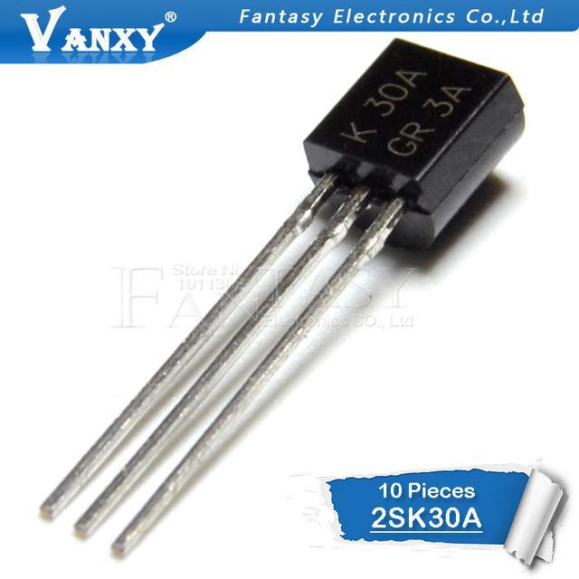 10 ชิ้น 2SK30A TO-92 K30A TO92 ทรานซิสเตอร์ MOS FET ใหม่
