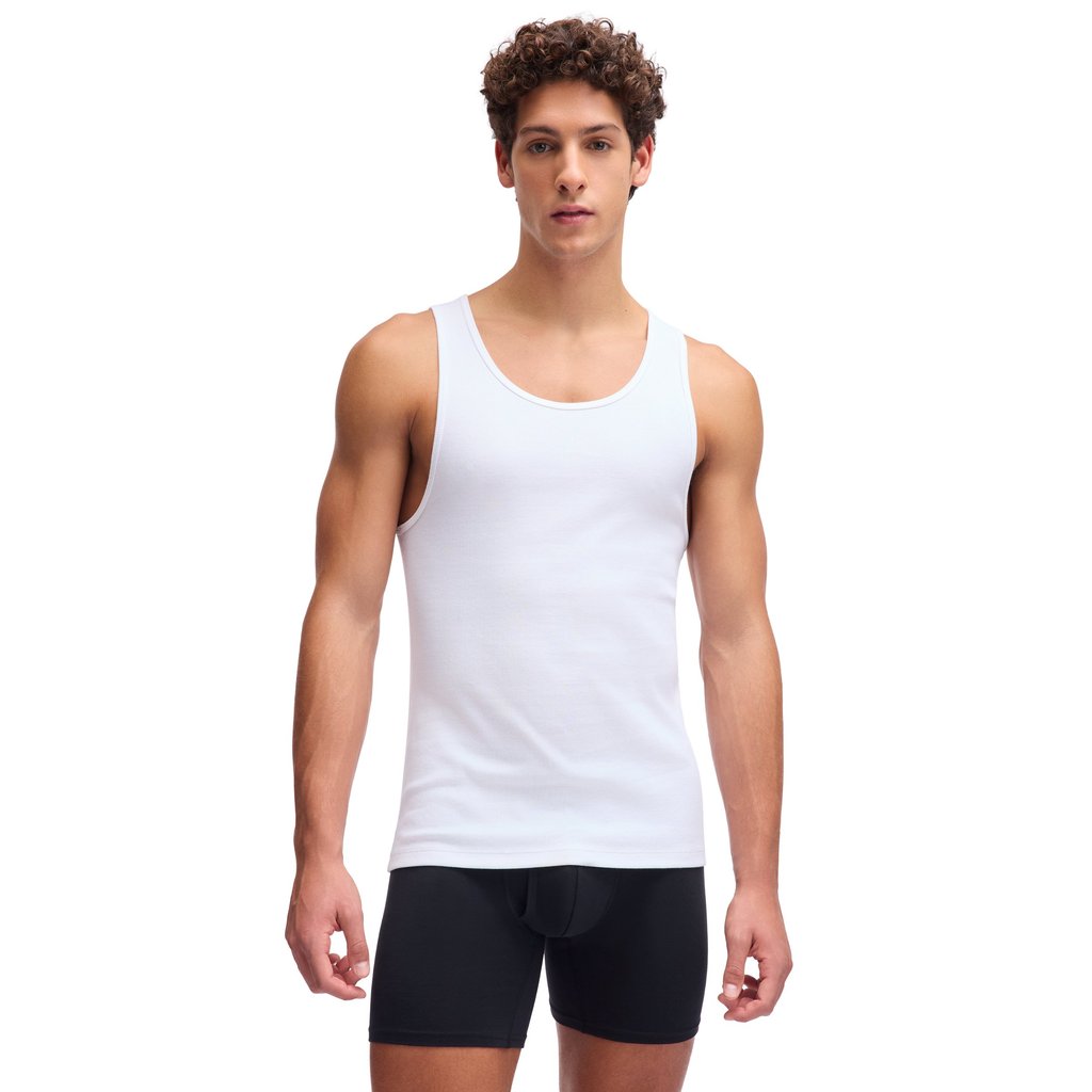 Under Armour เสื้อกล้ามตัวในแพ็ก 2 ตัวสำหรับผู้ชาย UA Performance Cotton Rib — صورة 2