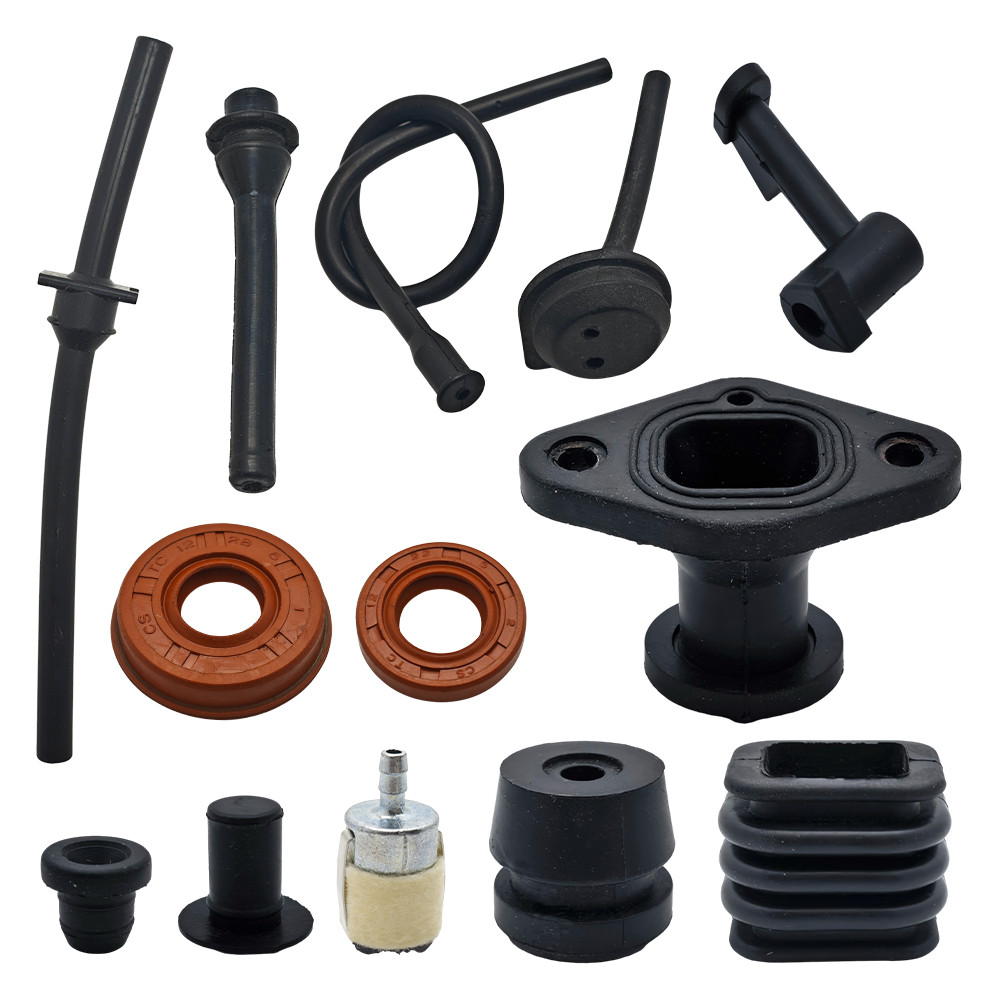 13 ชิ้นการใช้น้ํามันท่อบัฟเฟอร์หมวกซีลน้ํามันชุดซ่อม fit จีน 2500 Zenoah Komatsu G2500 25cc Timberpro สนามหญ้าเลื่อยขนาดเล็ก