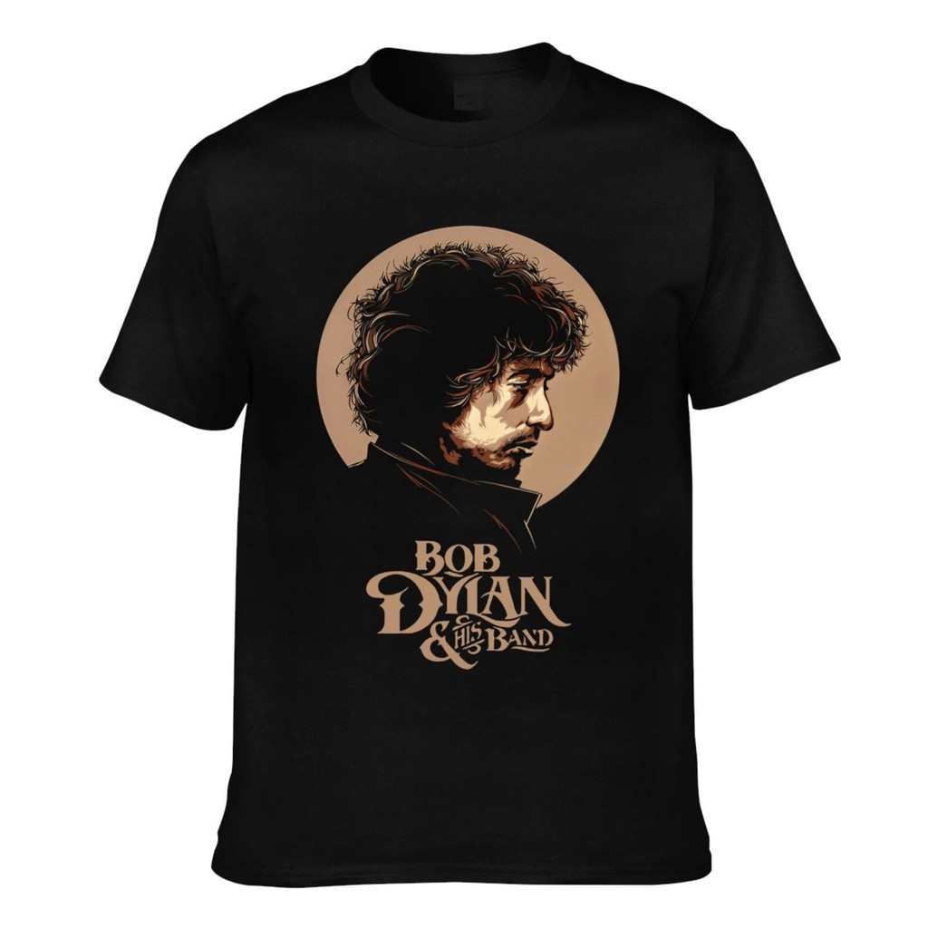 Summer Cool Tee Bob Dylan The Band Graphic เสื้อยืดผู้ชายคุณภาพดี