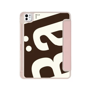 CaseClub เคสไอแพด หลังใส ฝาปิดสี ลาย Rally Cocoa Movement โคโค่มูฟเมนต์ สำหรับ iPad Pro / iPad Air / iPad Gen