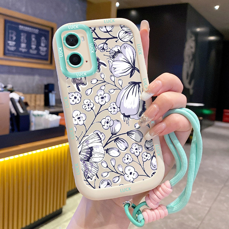 OPPO A36 A76 A96Case Case With Lanyard Premium Soft Case