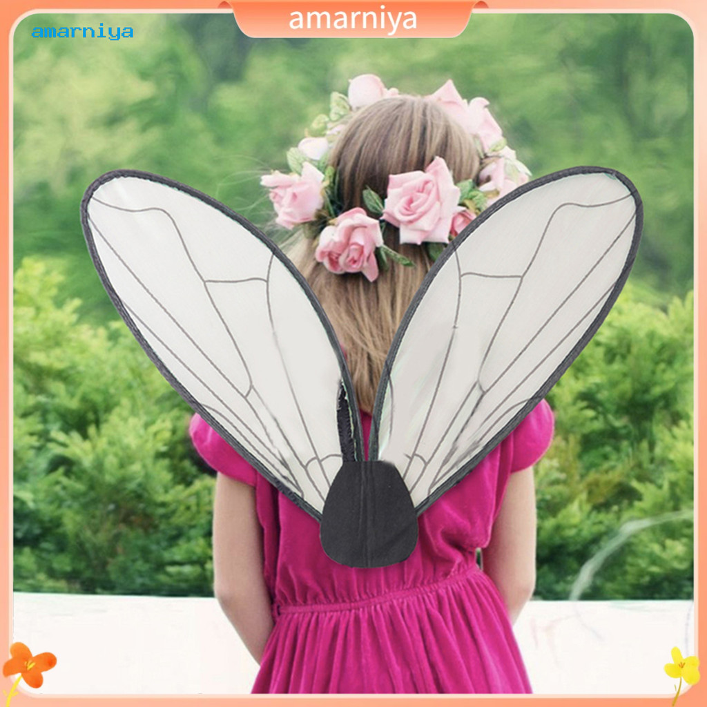 Amarniya Fairy Angel Wing สําหรับเด็กที่ไม่ซ้ํากันกระเป๋าเป้สะพายหลัง Fly Butterfly Wing Cool บทบาทเ