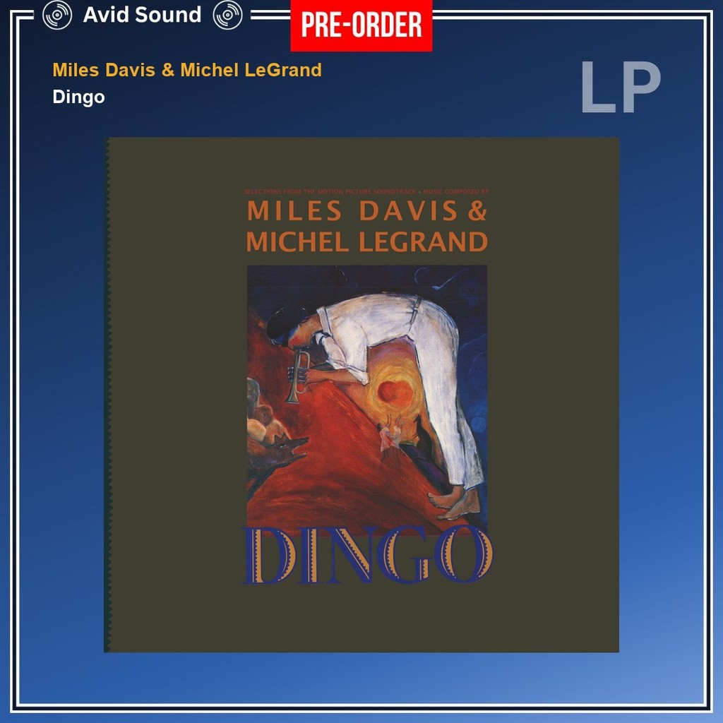 Pre-Order แผ่นเสียง Miles Davis & Michel LeGrand Dingo ใหม่ ซีล Miles Davis & Michel LeGrand Vinyl L