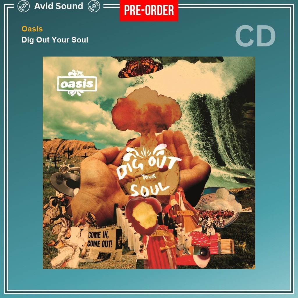 Pre-Order CD แผ่นซีดี Oasis Dig Out Your Soul ใหม่ ซีล Oasis CD