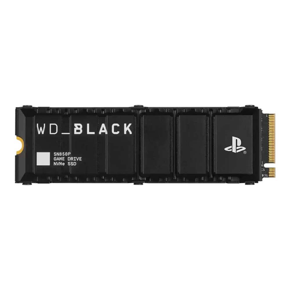 1 TB SSD (เอสเอสดี) WD BLACK SN850P NVMe SSD FOR PS5 CONSOLES - PCIe 4x4 NVMe M.2 2280 (WDBBYV0010BN