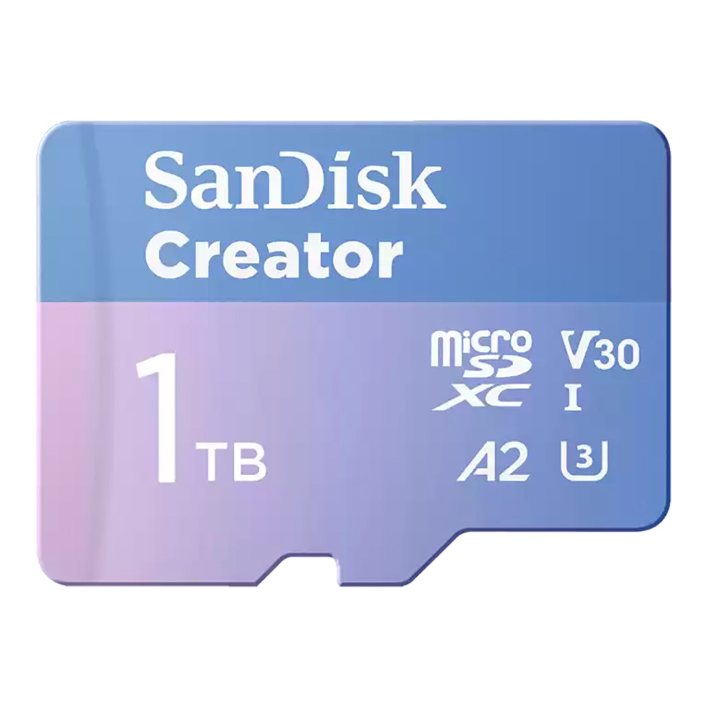 1 TB MICRO SD CARD (ไมโครเอสดีการ์ด) SANDISK CREATOR MICROSD (SDSQXAV-1T00-GN6MS) ()