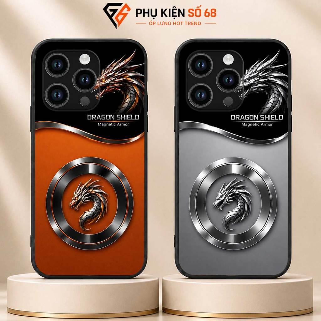 Infinix HOT 30, SMART 8, SMART 8 Pro Dragon Shield Magnetic Dragon Armor Case