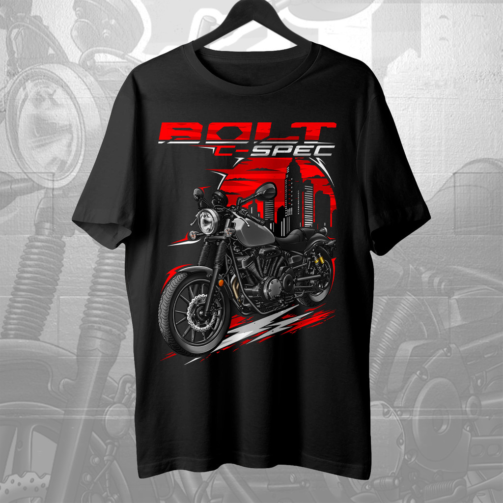 เสื้อแข่งเสื้อยืด Yamaha Bolt C-Spec