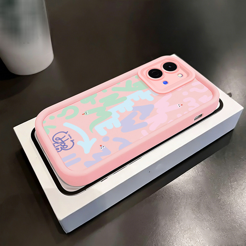 HP เคสโทรศัพท์สําหรับ Tecno Spark Go 3 POP X 4G กรณีเกมงู Old School สีพาสเทลทําจากซิลิโคนราคาไม่แพง