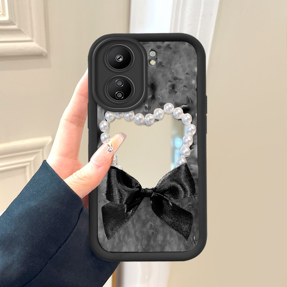 Xiaomi Redmi 13C Poco C65 สําหรับกระจกปลอกนุ่มน่ารัก Softcase การ์ตูน Hp Full Kesing ผีเสื้อ Cassing