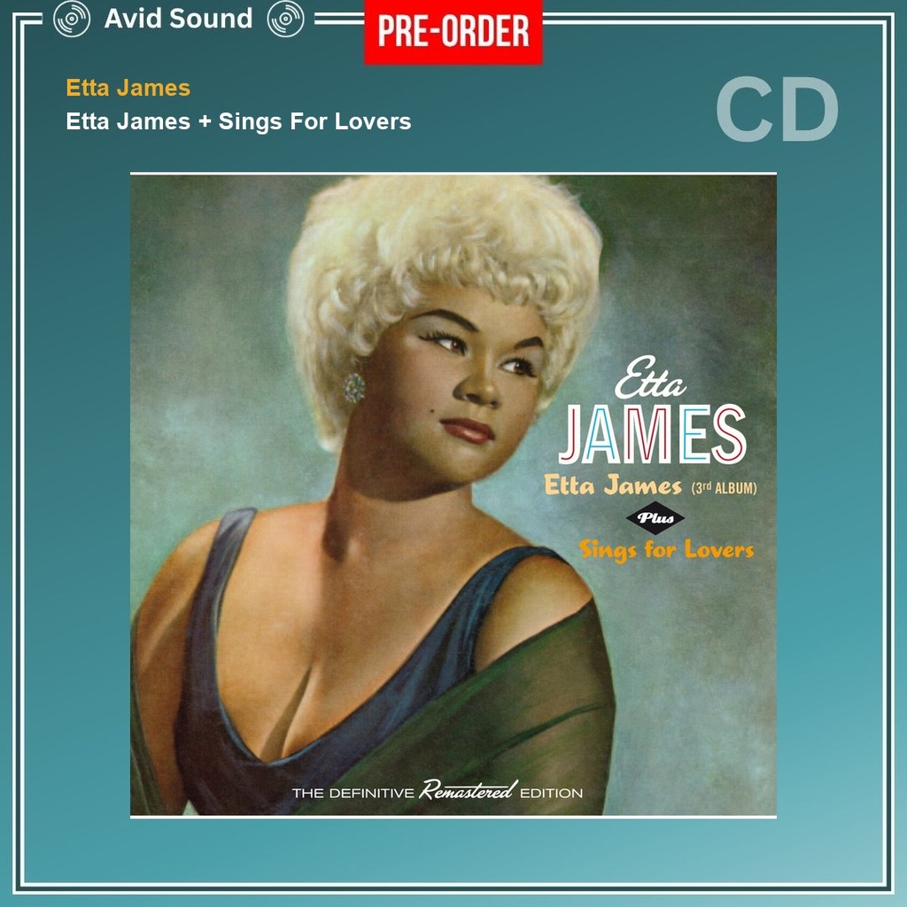 Pre-Order CD แผ่นซีดี Etta James Etta James + Sings For Lovers ใหม่ ซีล Etta James CD