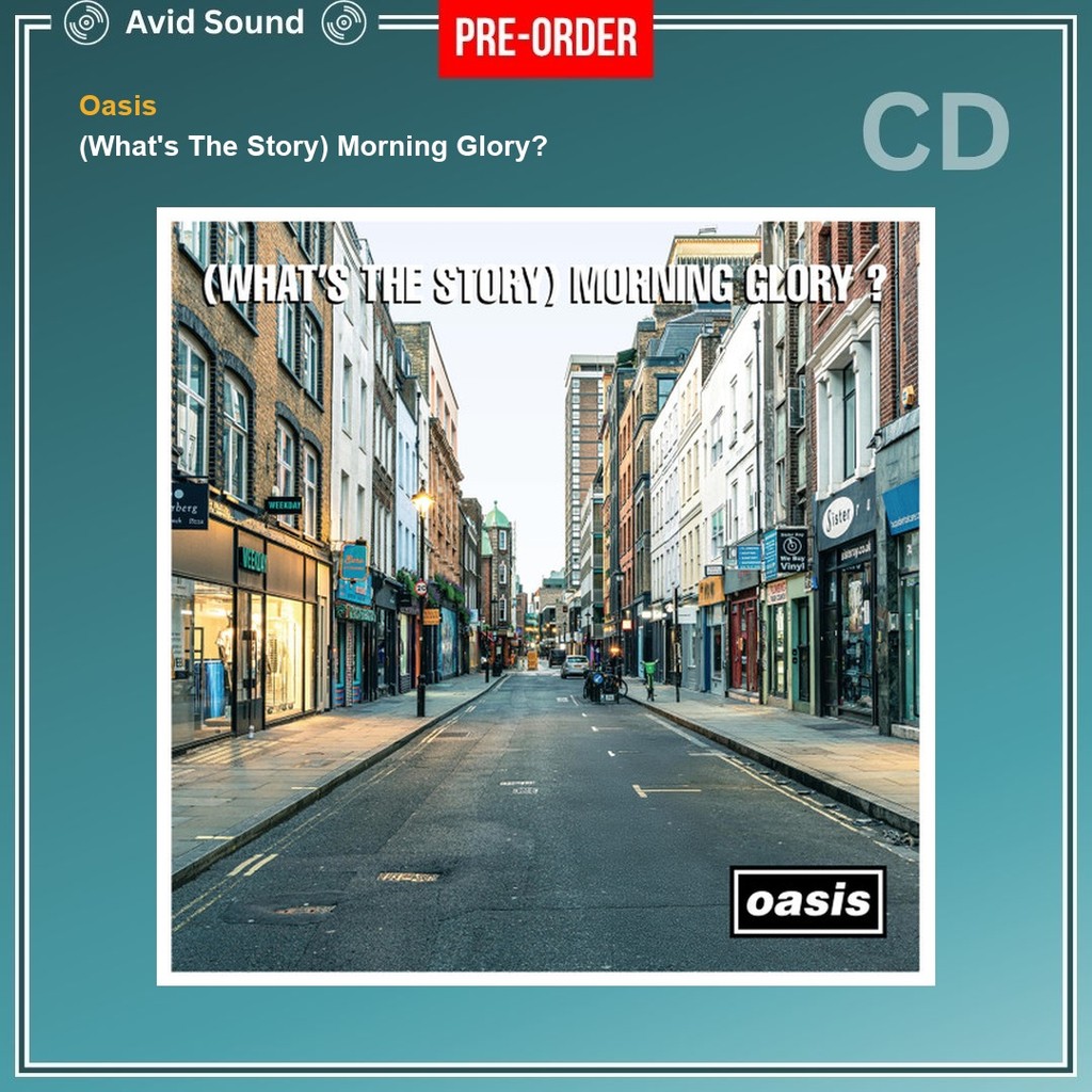 Pre-Order CD แผ่นซีดี Oasis (What's The Story) Morning Glory? ใหม่ ซีล Oasis CD